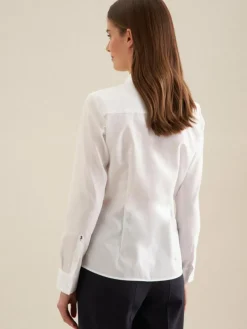 Seidensticker Blusen*Damen Klassische Bluse - Uni weiß uni