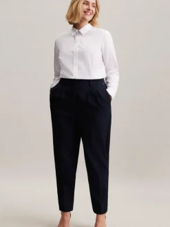 Seidensticker Blusen*Damen Klassische Bluse - Uni weiß uni