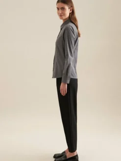 Seidensticker Blusen*Damen Klassische Bluse - Uni grau uni