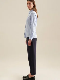 Seidensticker Blusen*Damen Klassische Bluse - Uni blau uni