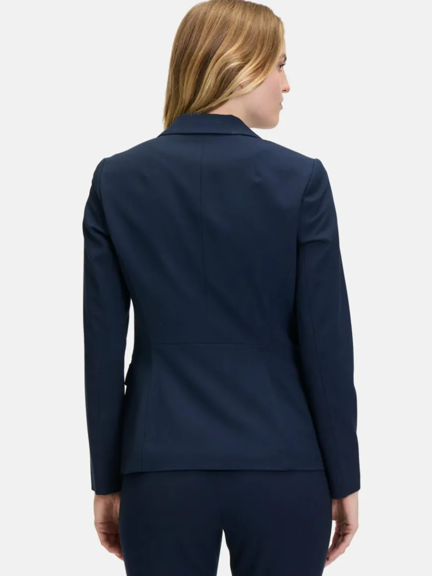 Betty & Co Blazer*Damen Klassischer Blazer marine royal uni
