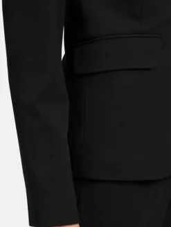 Betty & Co Blazer*Damen Klassischer Blazer schwarz uni