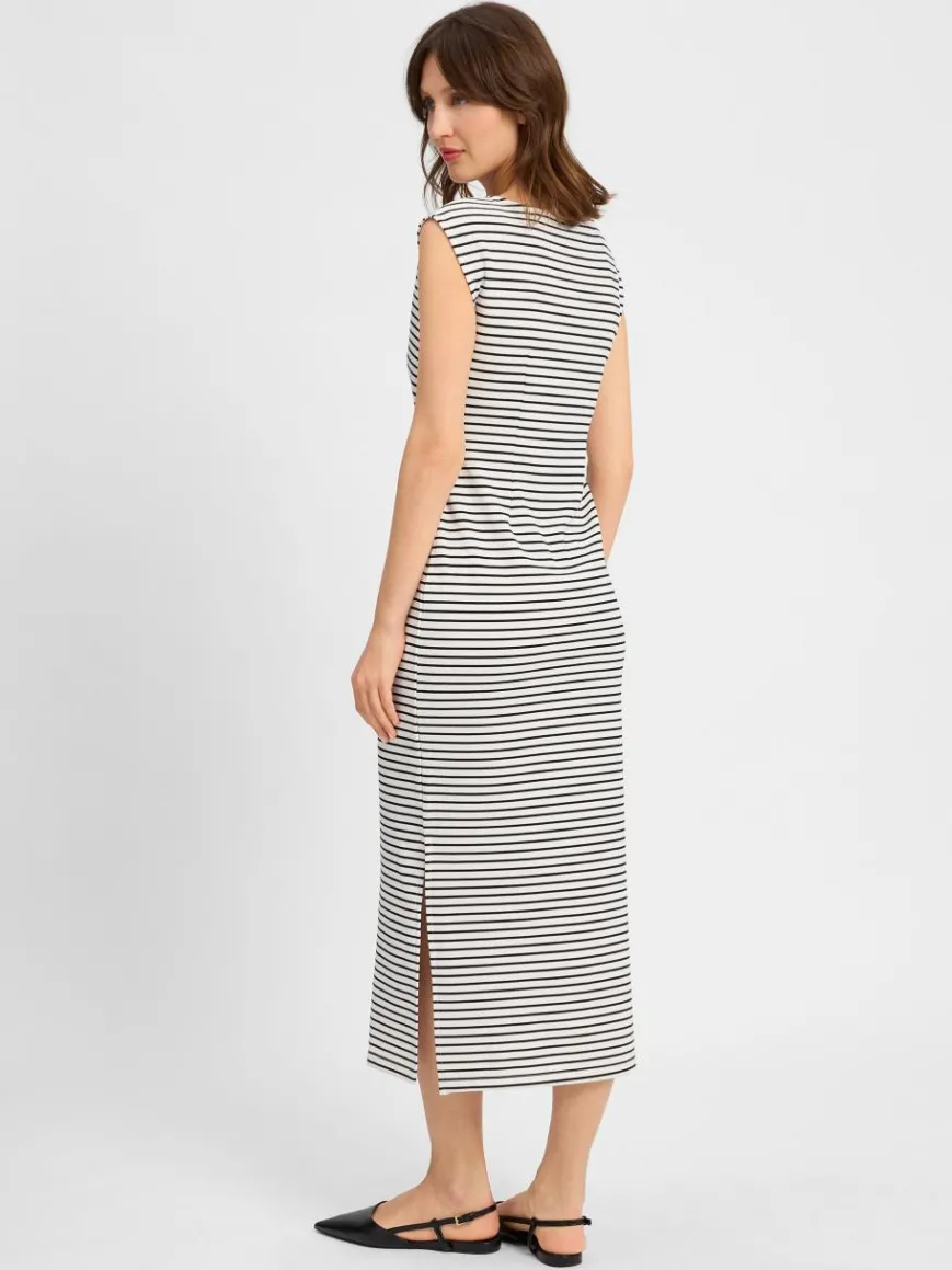 zero Kleider*Damen Kleid weiß marine gestreift