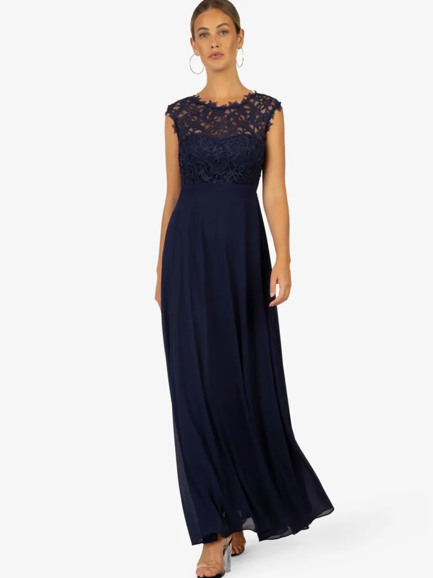 Kraimod Kleider*Damen Kleid blau uni