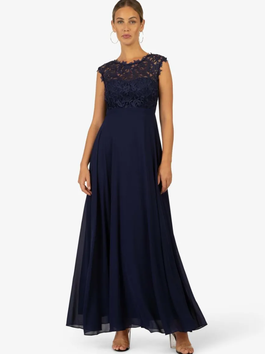 Kraimod Kleider*Damen Kleid blau uni