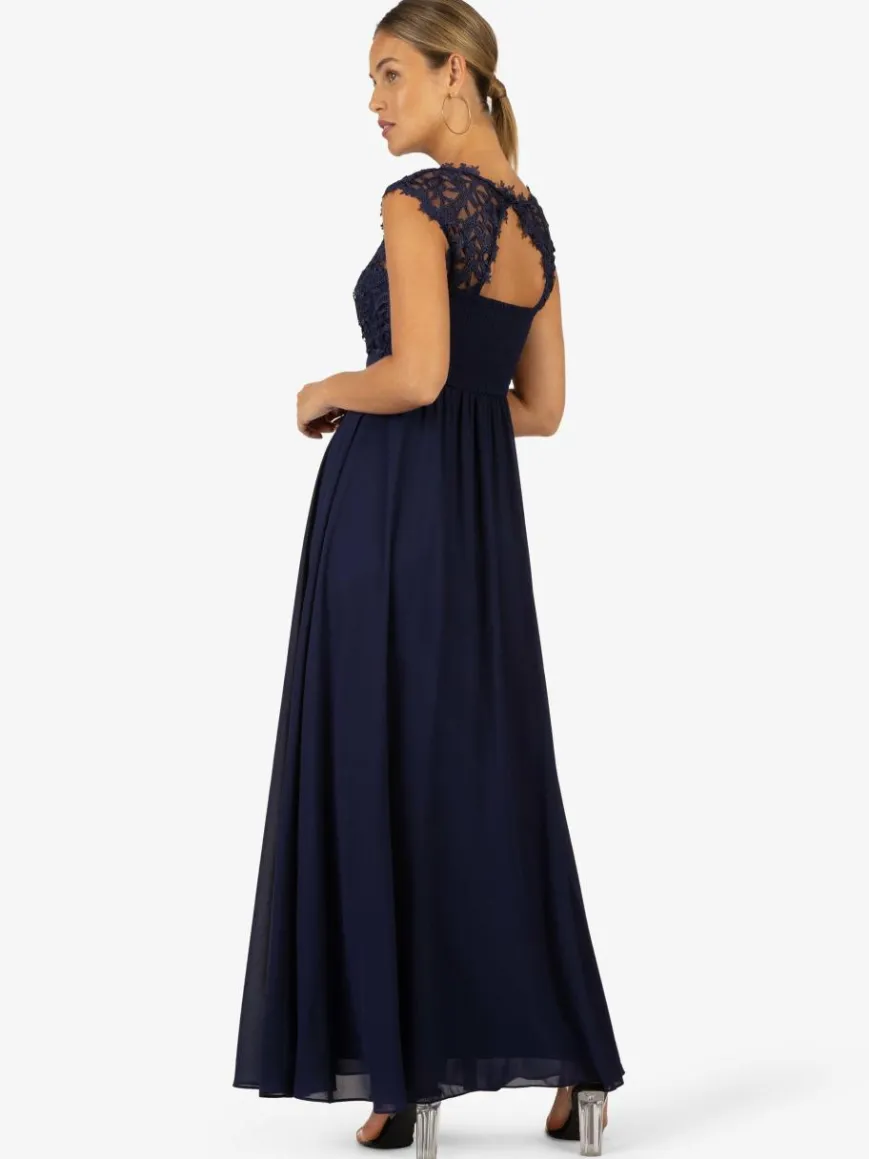 Kraimod Kleider*Damen Kleid blau uni