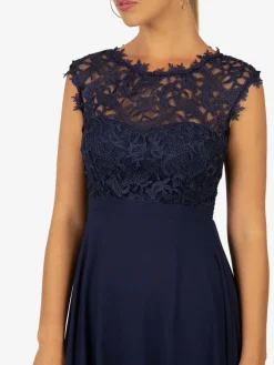 Kraimod Kleider*Damen Kleid blau uni