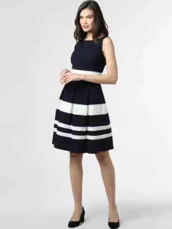 Ambiance Kleider*Damen Kleid marine weiß gestreift