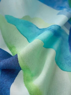 LCMT Kleider*Damen Kleid blau gemustert