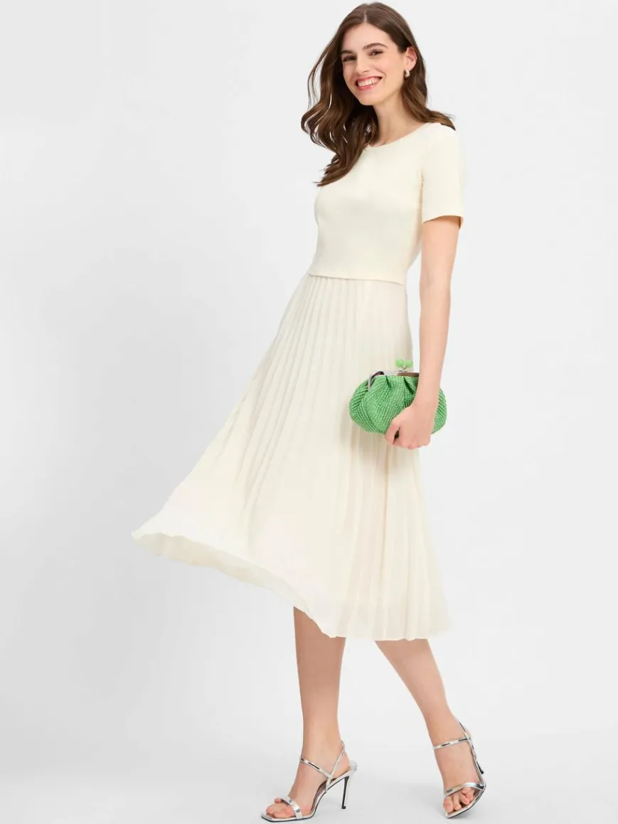 Marie Lund Kleider*Damen Kleid sand uni