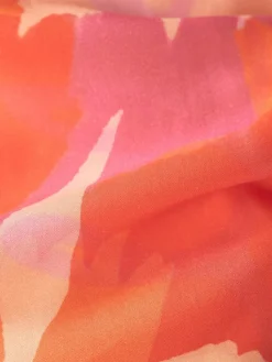 LCMT Kleider*Damen Kleid orange gemustert