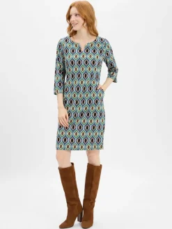 Cartoon Kleider*Damen Kleid mehrfarbig gemustert