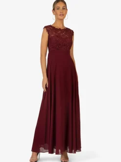 Kraimod Kleider*Damen Kleid bordeaux uni