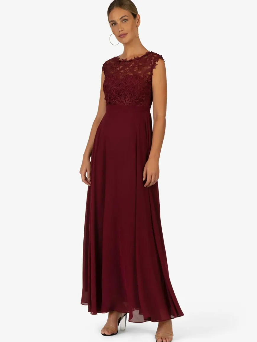 Kraimod Kleider*Damen Kleid bordeaux uni