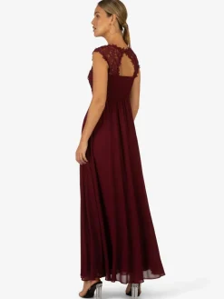 Kraimod Kleider*Damen Kleid bordeaux uni