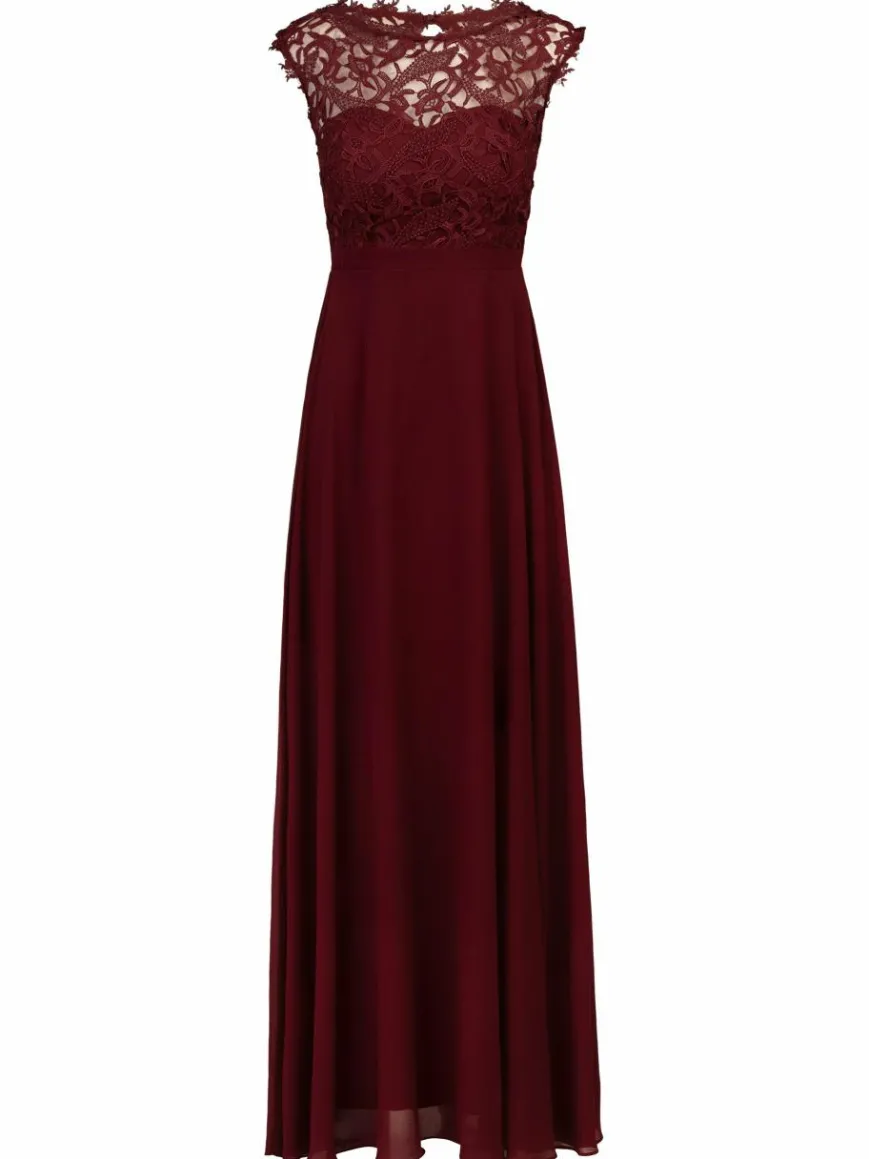 Kraimod Kleider*Damen Kleid bordeaux uni