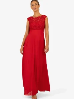 Kraimod Kleider*Damen Kleid rot uni