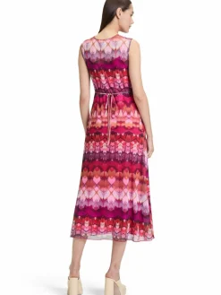 Cartoon Kleider*Damen Kleid pink rosa gemustert