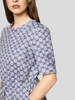 Marc Cain Kleider*Damen Kleid lila gemustert