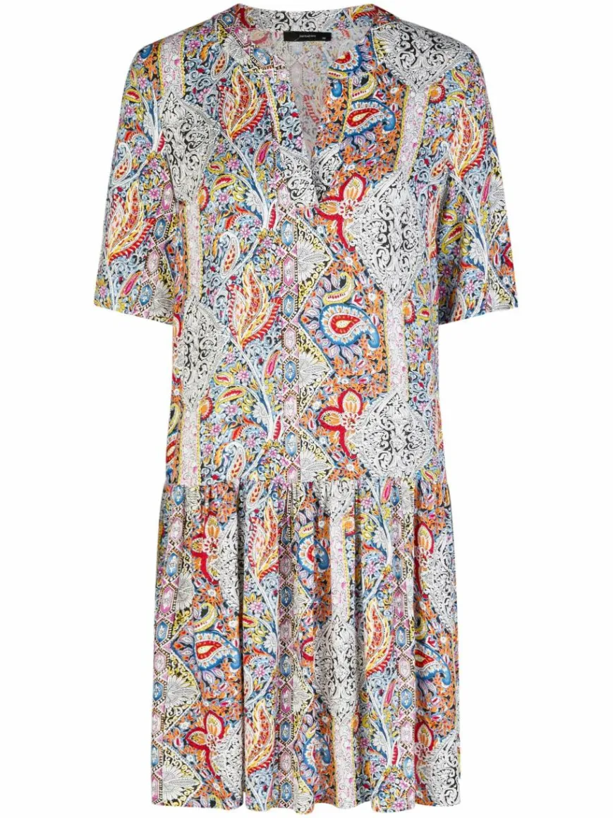 Navigazione Kleider*Damen Kleid mehrfarbig bedruckt