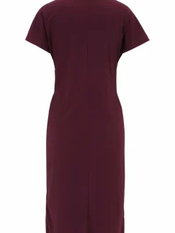 Cartoon Kleider*Damen Kleid aubergine uni