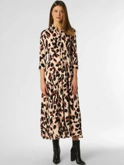 Y.A.S Kleider*Damen Kleid - YASSavanna sand rosenholz gemustert