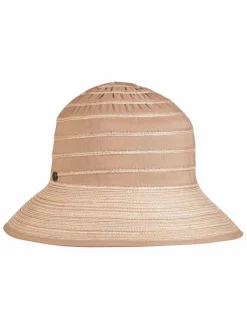 Loevenich Mützen & Hüte*Damen Kopfbedeckung weiß gestreift