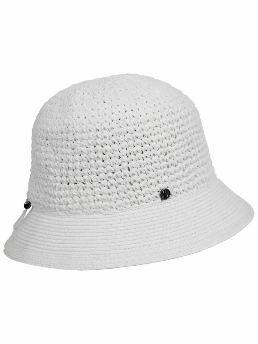 Loevenich Mützen & Hüte*Damen Kopfbedeckung weiß uni