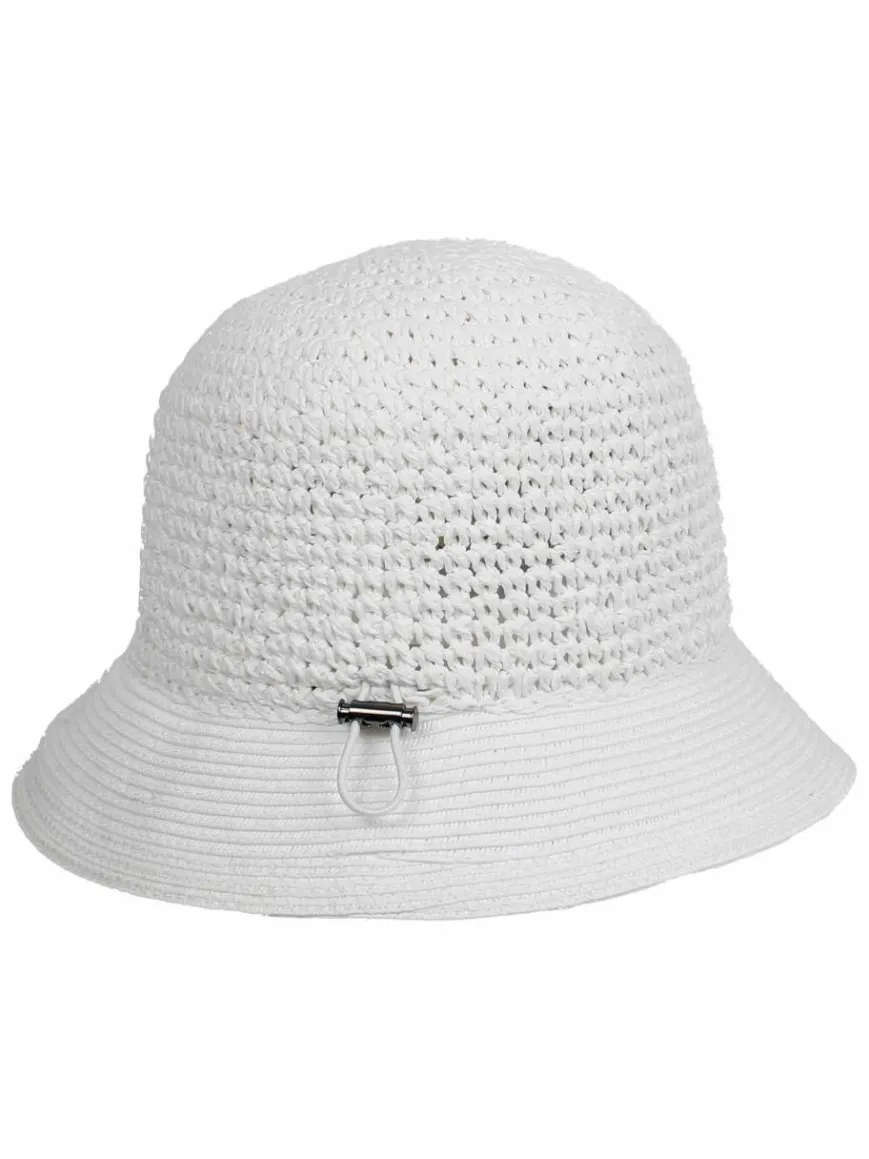 Loevenich Mützen & Hüte*Damen Kopfbedeckung weiß uni