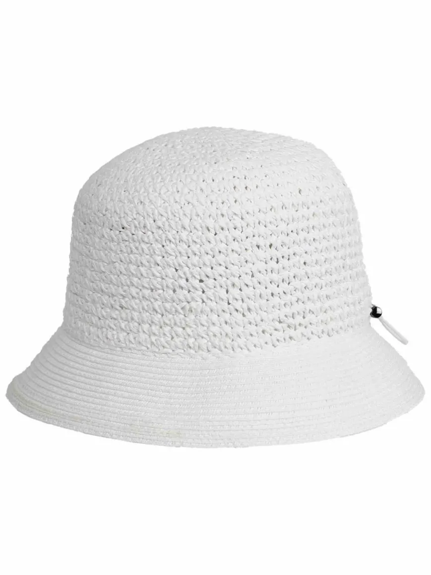 Loevenich Mützen & Hüte*Damen Kopfbedeckung weiß uni