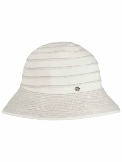 Loevenich Mützen & Hüte*Damen Kopfbedeckung beige gestreift