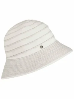 Loevenich Mützen & Hüte*Damen Kopfbedeckung beige gestreift