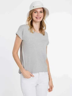 Loevenich Mützen & Hüte*Damen Kopfbedeckung beige gestreift