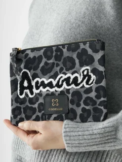 Codello Taschen & Rucksäcke*Damen Kosmetiktasche grau bedruckt