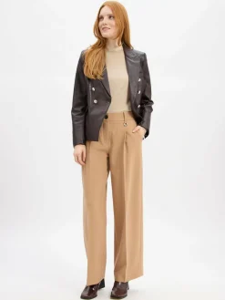 JOOP! Jacken & Westen|Blazer*Damen Kunstlederblazer - Jaydin schoko uni