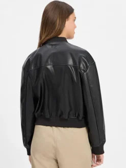 HUGO BLUE Jacken & Westen*Damen Kunstlederjacke - Attitude-1_B schwarz uni