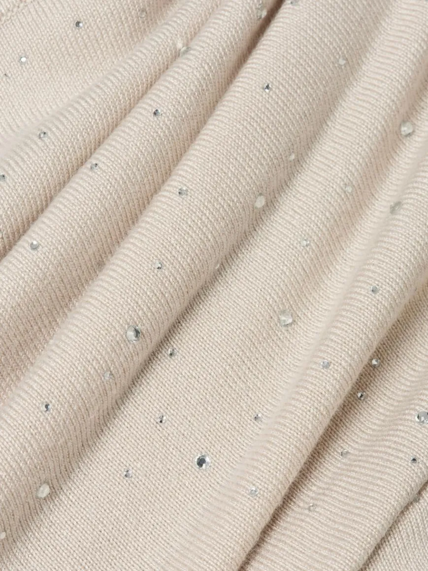 Marie Lund Pullover & Strickjacken|Shirts & Tops*Damen Kurzarmpullover kitt uni