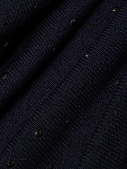 Marie Lund Pullover & Strickjacken|Shirts & Tops*Damen Kurzarmpullover marine uni