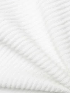 Opus Sweatshirts & Sweatjacken*Damen Kurzarmpullover - Gandro weiß strukturiert