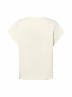 zero Shirts & Tops|Sweatshirts & Sweatjacken*Damen Kurzarm-Sweatshirt ecru uni