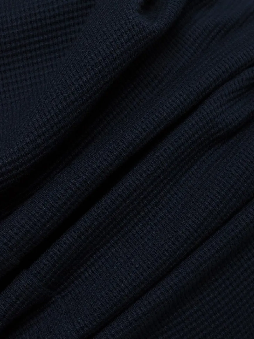 Someday Sweatshirts & Sweatjacken*Damen Kurzarm-Sweatshirt - Kilio marine strukturiert