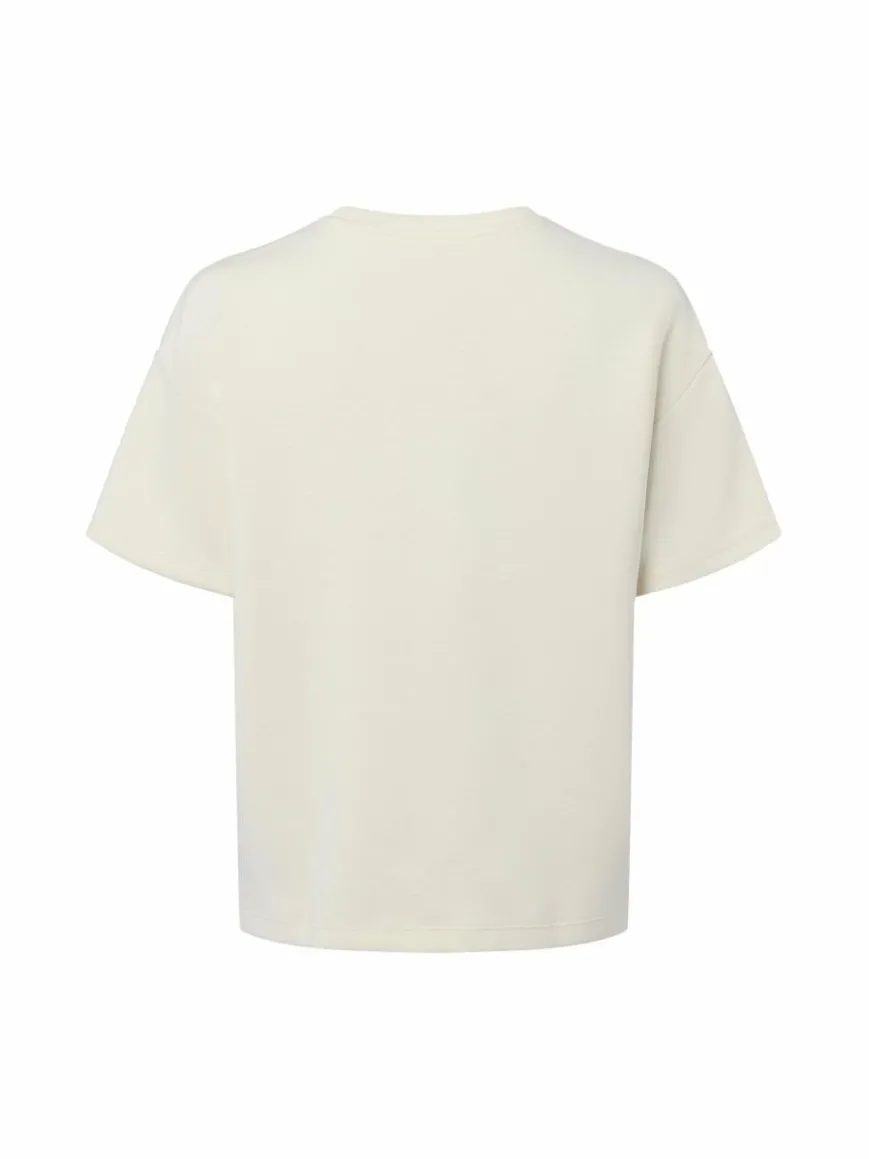 Vila Shirts & Tops|Sweatshirts & Sweatjacken*Damen Kurzarm-Sweatshirt - VIReflect beige uni