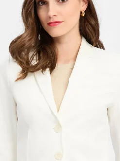 Marie Lund Blazer*Damen Kurzblazer ecru uni