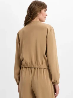 zero Blazer*Damen Kurzblazer melange uni