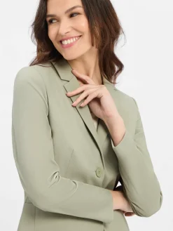 Marie Lund Blazer*Damen Kurzblazer lind uni