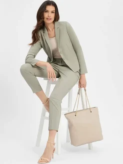 Marie Lund Blazer*Damen Kurzblazer lind uni