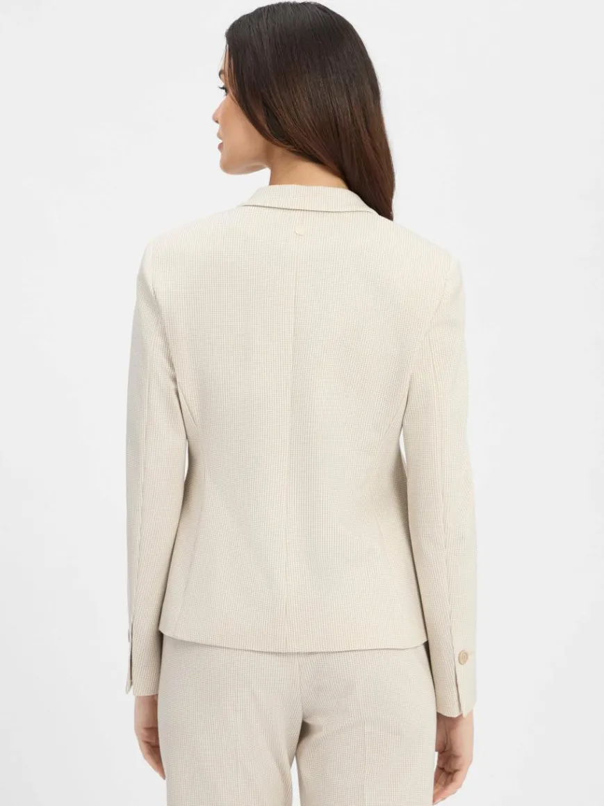 JOOP! Blazer*Damen Kurzblazer - Jackie-X ecru beige kariert