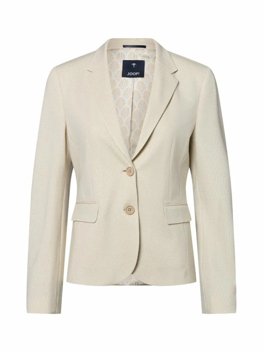 JOOP! Blazer*Damen Kurzblazer - Jackie-X ecru beige kariert
