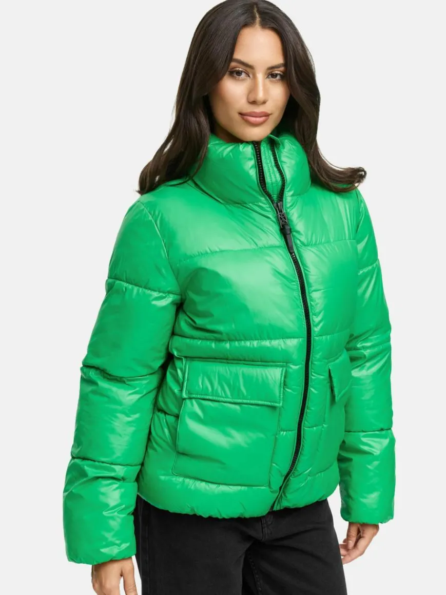 Navahoo Jacken & Westen*Damen Kurzjacke - Eispracht 14 grün uni