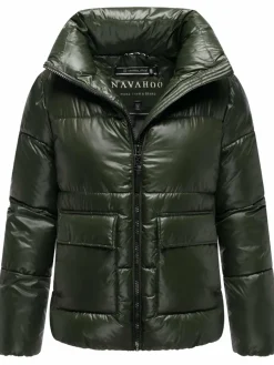 Navahoo Jacken & Westen*Damen Kurzjacke - Eispracht 14 oliv uni